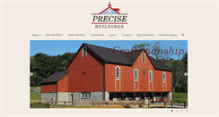Desktop Screenshot of precisebuildings.com